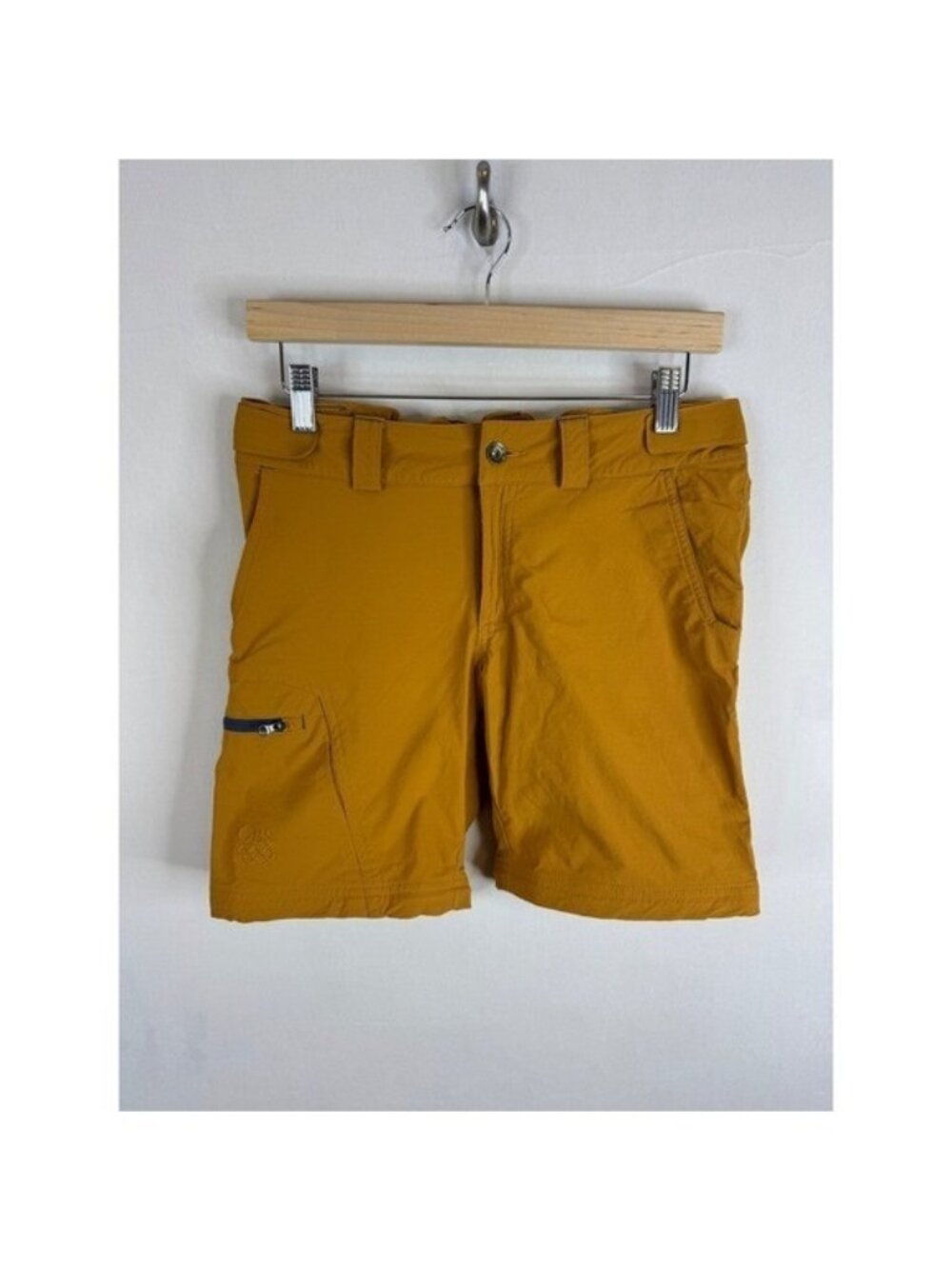 Helly Hansen OBS Olympic Broadcasting Services Mens Shorts Mustard Yellow Size M